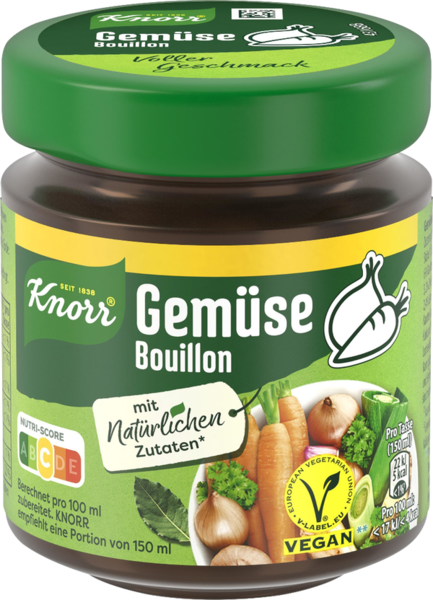 Knorr Gemüse Bouillon ergibt 6,8l