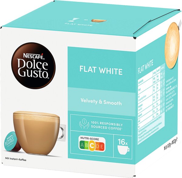 Nescafe Dolce Gusto Flat White 16 Kapseln Nescafe Dolce Gusto Flat White 16 Kapseln