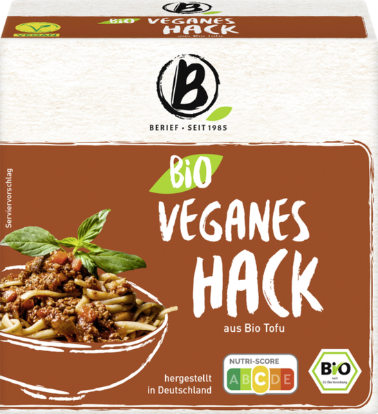 Berief Bio Veganes Hack 180g Berief Bio Veganes Hack 180g