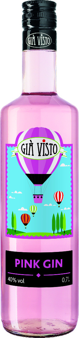 Gia Visto Pink Gin 40% vol. 0,7l