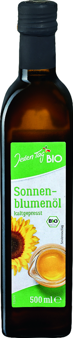 Jeden Tag Bio Sonnenblumenöl 500ml