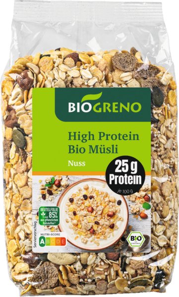 Biogreno High Protein Müsli Nuss 425g