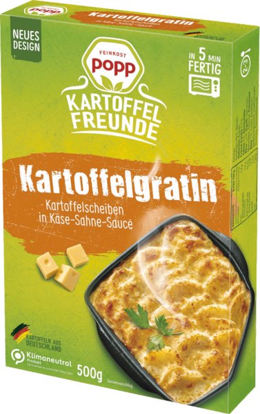 Popp Kartoffelgratin 500g Popp Kartoffelgratin 500g