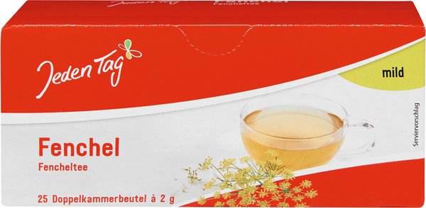 Jeden Tag Kräutertee Fenchel 25 Beutel
