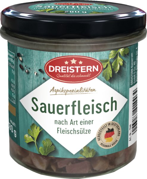 Dreistern Sauerfleisch 280g Dreistern Sauerfleisch 280g