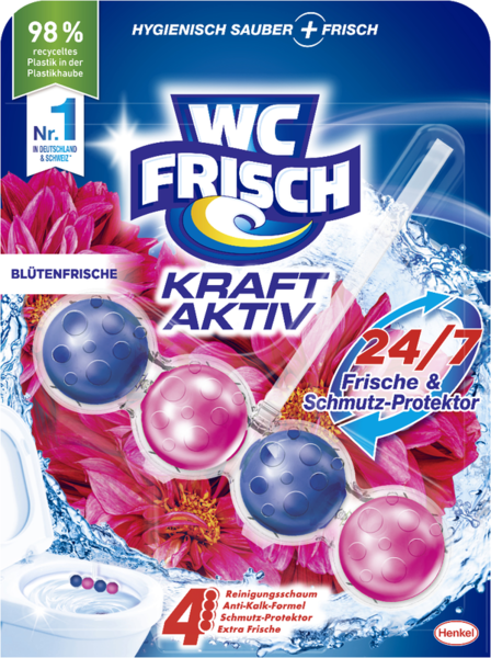 WC Frisch Kraft Aktiv Duftspüler Blütenfrische 50g