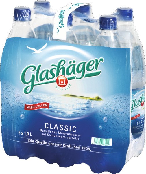 Glashäger Mineralwasser Classic 6/0,5l