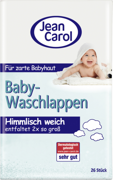 Jean Carol Baby-Waschlappen Wolken & Schafe 26 Stück Jean Carol Baby-Waschlappen Wolken & Schafe 26 Stück