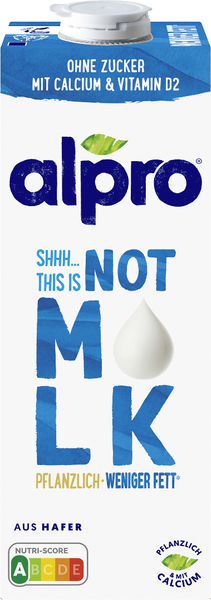 Alpro Not Milk Haferdrink 1,8% Fett 1l Alpro Not Milk Haferdrink 1,8% Fett 1l