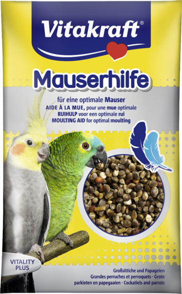 Vitakraft Mauserhilfe für Großsittiche und Papageien 25g
