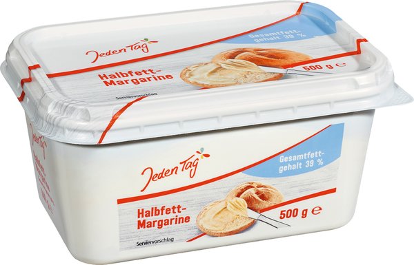 Jeden Tag Halbfettmargarine 500g Jeden Tag Halbfettmargarine 500g