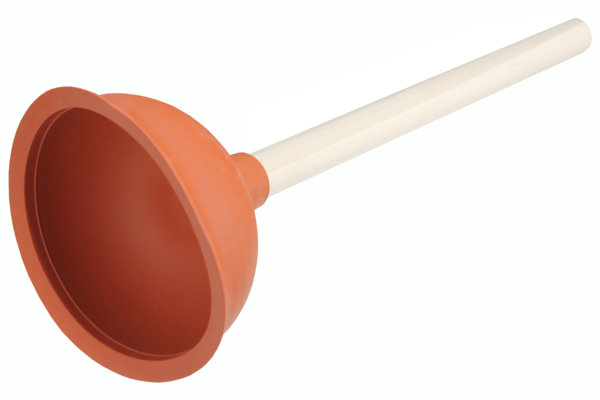 Bürstenmann Ausgußreiniger mit Holzstiel