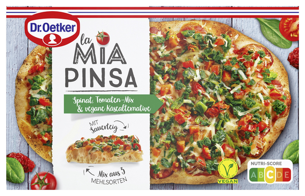 Dr.Oetker La Mia Pinsa Spinat Vegan 320g Dr.Oetker La Mia Pinsa Spinat Vegan 320g