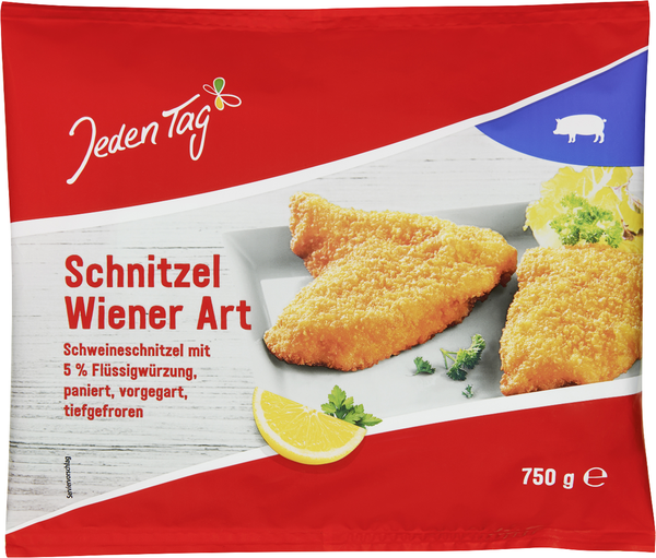 Jeden Tag Schnitzel Wiener Art 750g Jeden Tag Schnitzel Wiener Art 750g