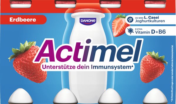 Actimel Joghurt Drink Erdbeere 8x100g