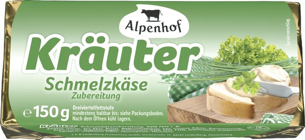 Alpenhof Kräuter Schmelzkäse 150g