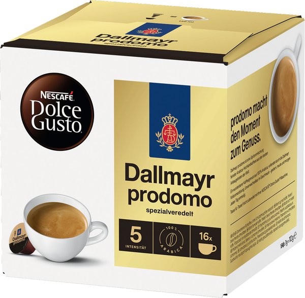 Nescafe Dolce Gusto Dallmayr Prodomo 16 Kapseln Nescafe Dolce Gusto Dallmayr Prodomo 16 Kapseln