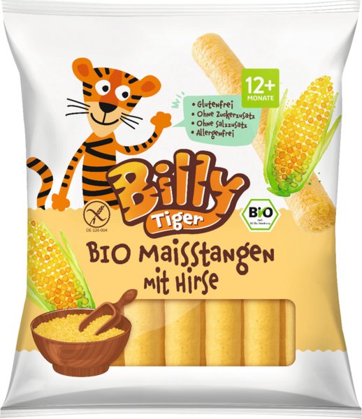 Billy Tiger Bio Maisstangen 50g Billy Tiger Bio Maisstangen 50g