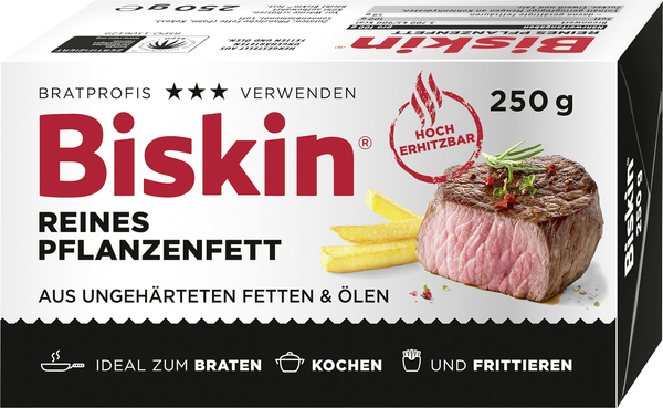 Biskin Reines Pflanzenfett 250g Biskin Reines Pflanzenfett 250g