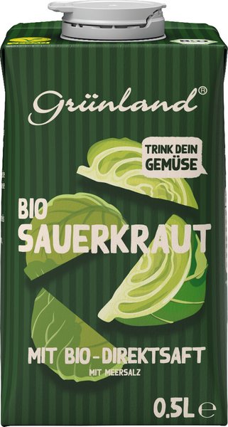 Grünland Bio Sauerkraut Direktsaft 500ml