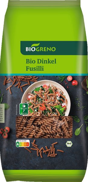 Biogreno Dinkel-Spiralen Vollkorn 500g