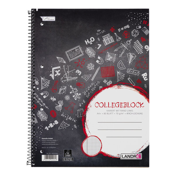 Collegeblock A4 80 Blatt