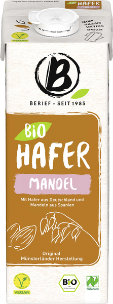 Berief Naturland Hafer-Mandeldrink 1l