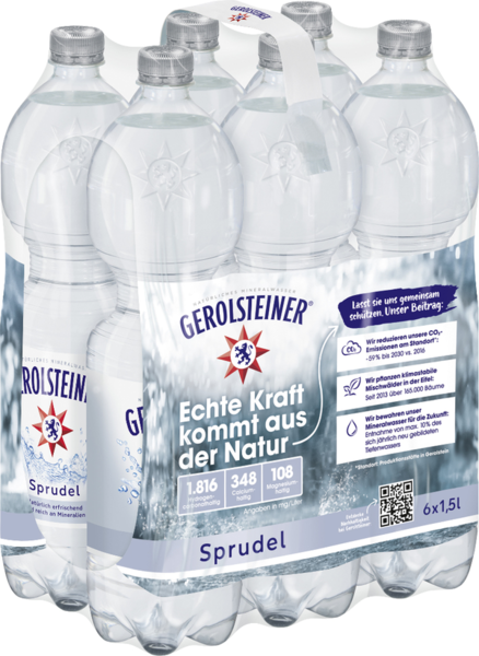 Gerolsteiner Sprudel 6/1,5l Gerolsteiner Sprudel 6/1,5l