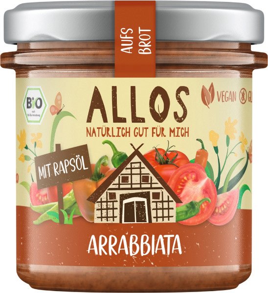 Allos aufs Brot Arrabbiata 140g
