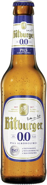 Bitburger Alkoholfrei 0,0% vol. 0,33l Bitburger Alkoholfrei 0,0% vol. 0,33l
