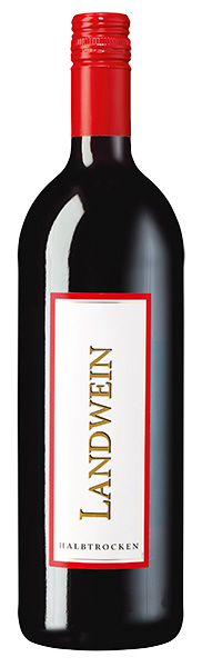Deutscher Landwein Rotwein halbtrocken 1l Deutscher Landwein Rotwein halbtrocken 1l