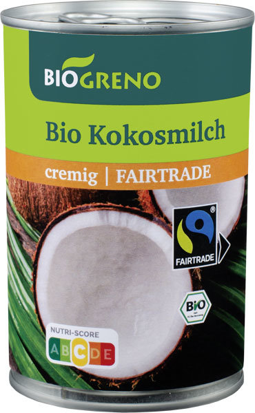 Biogreno Kokosmilch Fairtrade 400ml Biogreno Kokosmilch Fairtrade 400ml