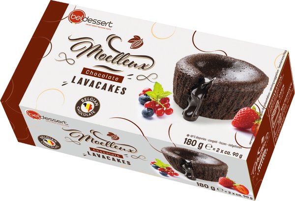 Beldessert Lavacakes Schokolade 2x90g