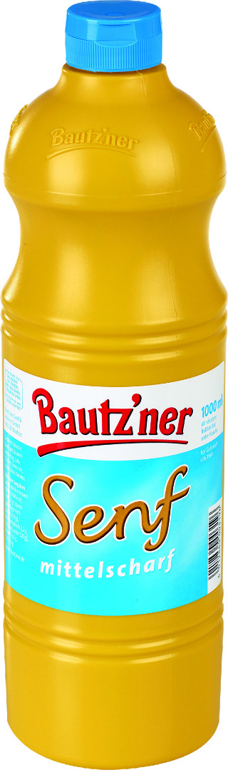 Bautz'ner Senf mittelscharf 1kg