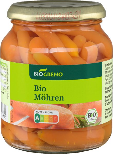 Biogreno Möhren 340g Biogreno Möhren 340g