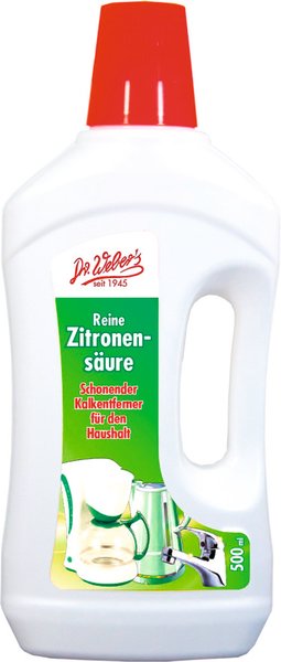 Dr.Weber's Reine Zitronensäure 500ml Dr.Weber's Reine Zitronensäure 500ml