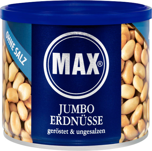 MAX Jumbo Erdnüsse geröstet 300g MAX Jumbo Erdnüsse geröstet 300g