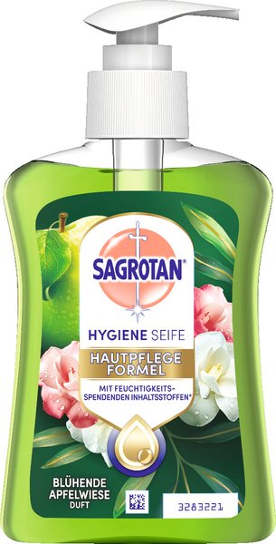 Sagrotan Hygiene-Seife Apfel & Jasmin 250ml