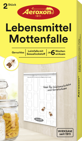 Aeroxon Lebensmittelmotten-Fallen 2 Stück