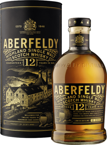Aberfeldy 12 Years Highland Single Malt Scotch Whsiky 40% vol. 0,7l