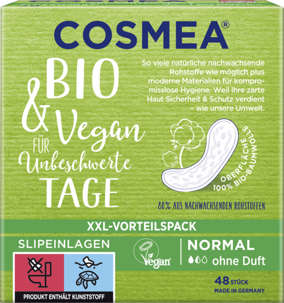 Cosmea Bio Slipeinlagen Normal 48 Stück
