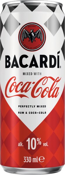 Bacardi & Coca-Cola 10% vol. 0,33l Bacardi & Coca-Cola 10% vol. 0,33l