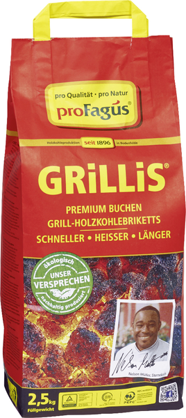 Grillis Grillbriketts 2,5kg Grillis Grillbriketts 2,5kg