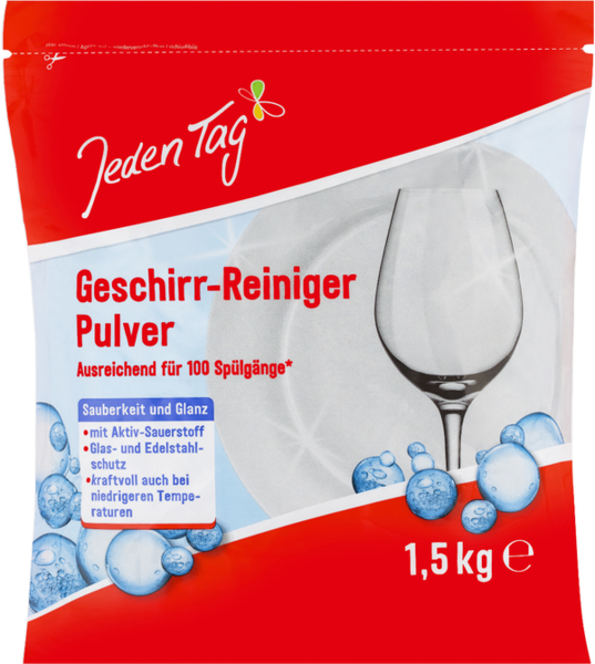 Jeden Tag Geschirr-Reiniger Pulver 1,5kg