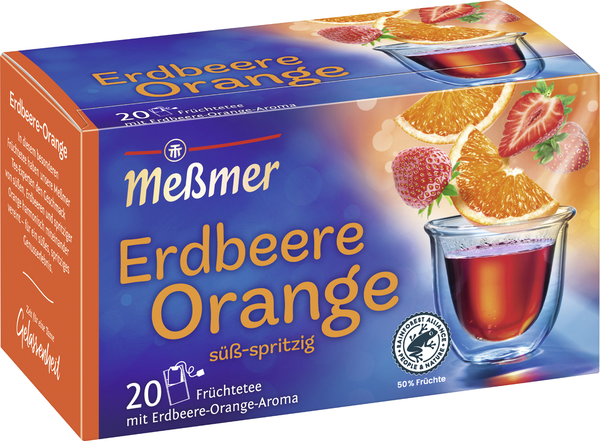 Meßmer Erdbeere Orange 20 Beutel Meßmer Erdbeere Orange 20 Beutel