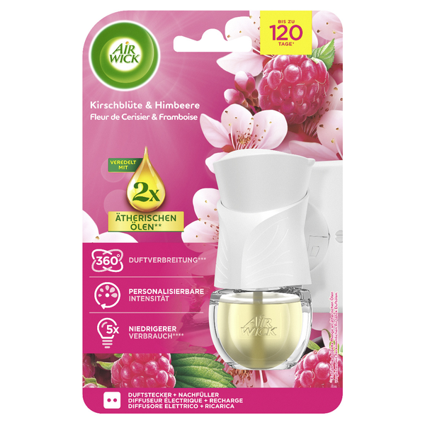 Air Wick Duftstecker Starter-Set Kirschblüte & Himbeere