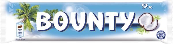 Bounty Vollmilch 9 Riegel 256,5g Bounty Vollmilch 9 Riegel 256,5g