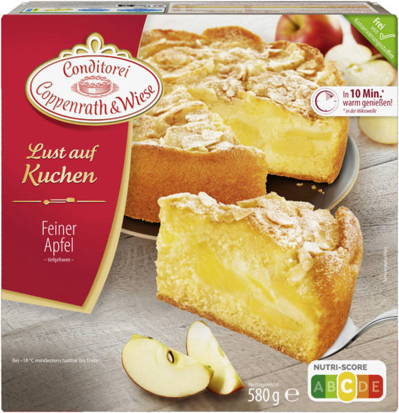 Conditorei Coppenrath & Wiese Lust auf Kuchen Feiner Apfel 580g Conditorei Coppenrath & Wiese Lust auf Kuchen Feiner Apfel 580g