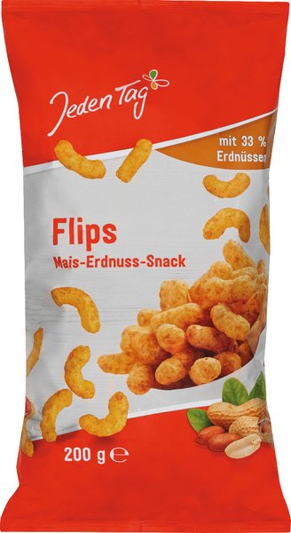 Jeden Tag Erdnussflips 200g