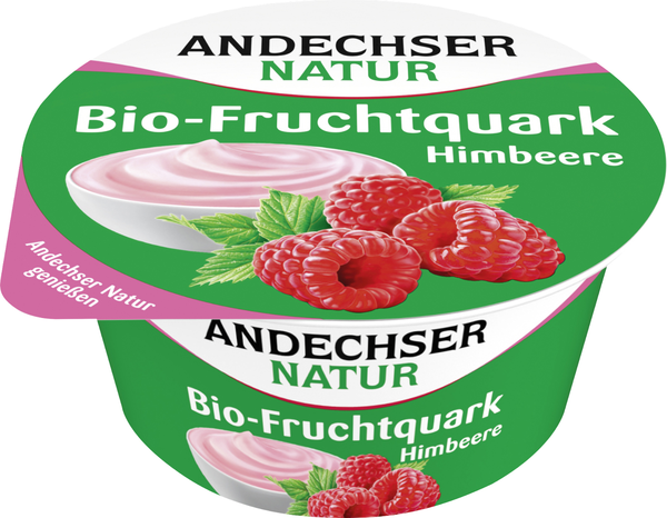 Andechser Natur Bio-Fruchtquark Himbeere 20% Fett 150g Andechser Natur Bio-Fruchtquark Himbeere 20% Fett 150g
